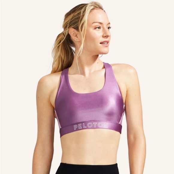 NWT Peloton no limits sports bra in purple - Picture 2 of 5